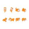 8Pcs Elegant Small Cats Figure PVC Decorative Animal Figurines Ornaments For Home Interior Vehicle Dashboard Accessories
