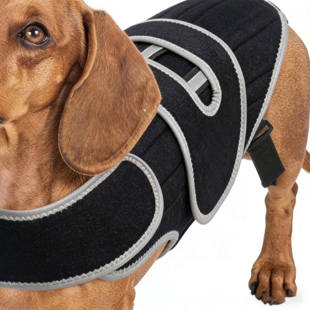 Breathable Pet Spinal Brace Vest Comfortable Dog Support Harness Dog Back Brace Home Use