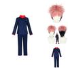 Authentic Jujutsu Kaisen Yuji Itadori Cosplay Costume For Men And Women With Wig