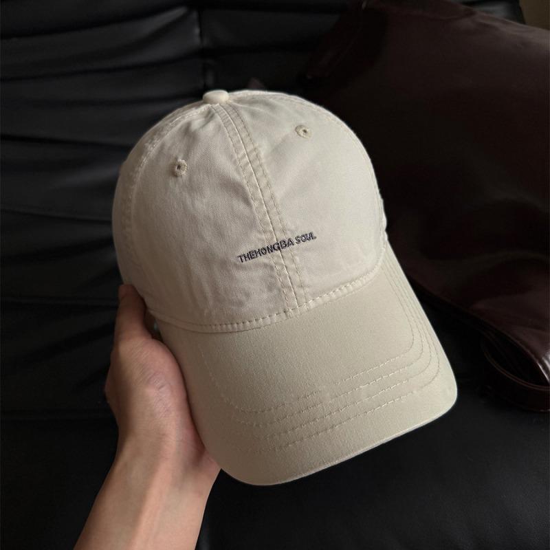 New letter embroidered baseball cap women's summer fashion couple's versatile daily simple cap