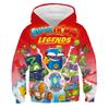 SuperThings Hoodies Kids Cartoon Sweatshirts Children Clothes Boys Girls Hooded Pullovers Fleeve Long Sleeve Tracksuit Sudadera
