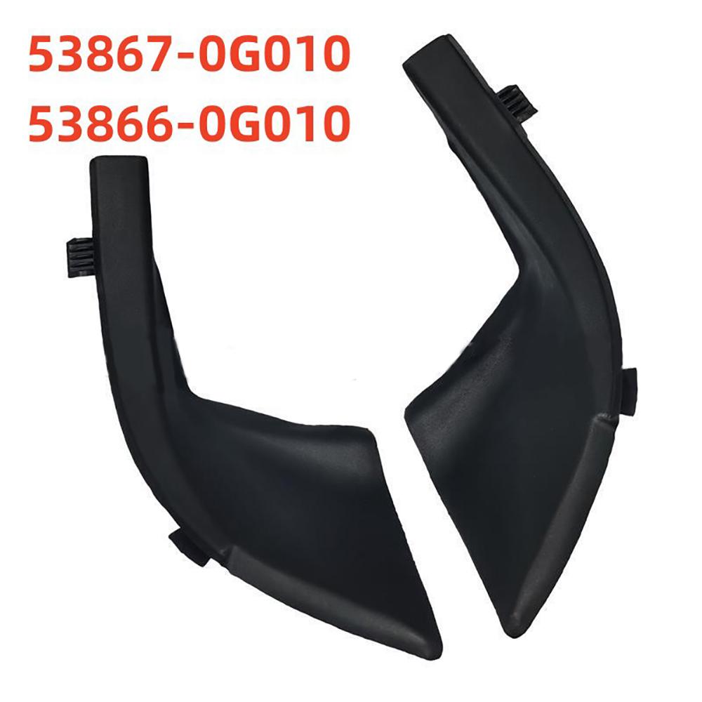 For Toyota Land Cruiser Prado 150 LC150 FJ150 2010-2017 Front Windshield Wrap Corner Wiper Side Trim Cover Replace Parts