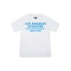 MLB Los Angeles Dodgers T Shirts Unisex White Crew Neck Moderate Straight Fit 31TS04031-07W