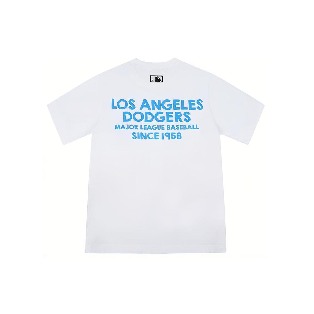 MLB Los Angeles Dodgers T Shirts Unisex White Crew Neck Moderate Straight Fit 31TS04031-07W