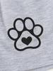 Girls' Everyday Casual & Stylish Shorts (2-Pack) — Summer Style with Cartoon Cat Paw Print
