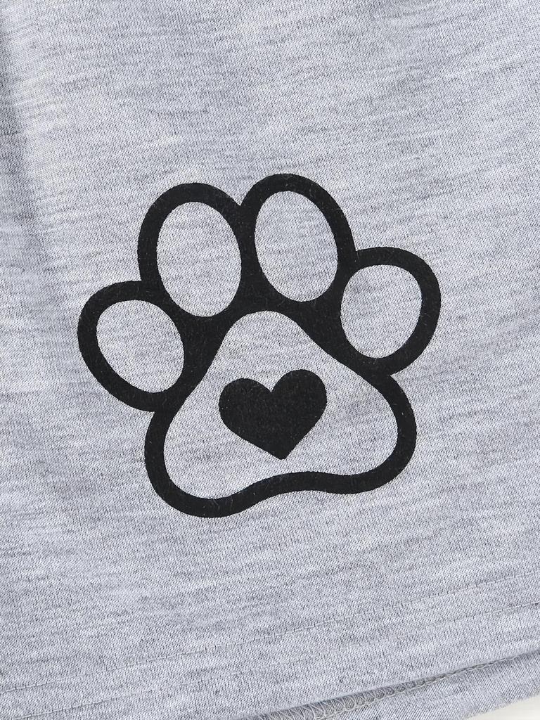 Girls' Everyday Casual & Stylish Shorts (2-Pack) — Summer Style with Cartoon Cat Paw Print