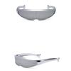 Futuristic Blocking Sunglasses Electroplated Steampunk Sunglasses Fashion Women Eyeglass  Men