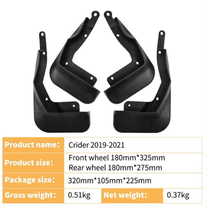 Compatible Mud Flaps for Honda Crider Lingpai 2019-2021 - International Version