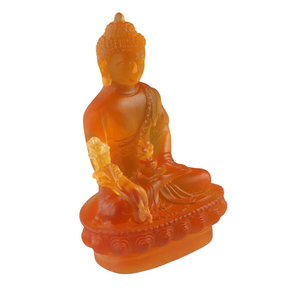 Resin Craft Resin Buddha Crafts Thai-style Pharmacist Buddhist Sculpture  Office