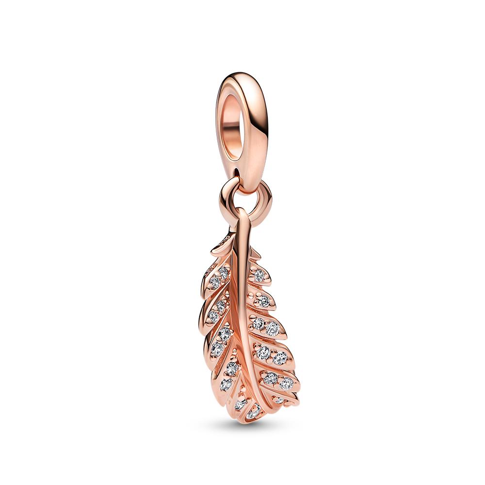 Pandora Floating Curved Feather Dangle Charm_782578C01