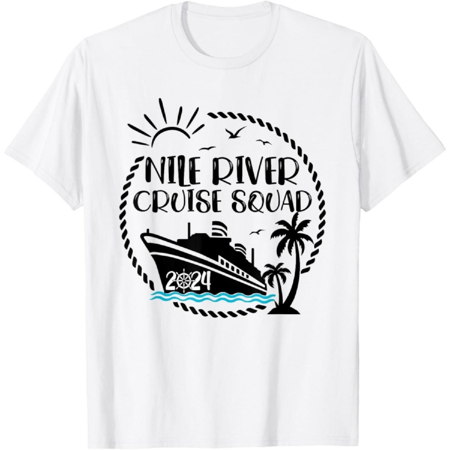 Nile River Friends Squad Cruise 2024 Vacation Trip Matching T-Shirt S