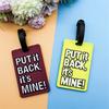 Luggage Tags with Name Address Tel Colorful Secure Travel Suitcase Bag Baggage Tags Labels