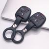2 Button Silicone Key Fob Cover with keychain for Toyota Camry Prado FJ Cruiser Previa RAV4 Echo HiAce, Fits Toyota Camry Cruiser RAV4