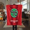 1PC Hannover 96 Patterned Flannel Blanket Suitable For All Seasons for Home Decor Warmth and Comfort Gifts Holiday Present