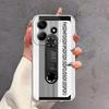 Case for Xiaomi Redmi Note 14 Pro Plus Note 13 13C 11 11S 10S A4 12 12S 14C 9 10 Soft Phone Cover Fashion Retro Cassette Tape