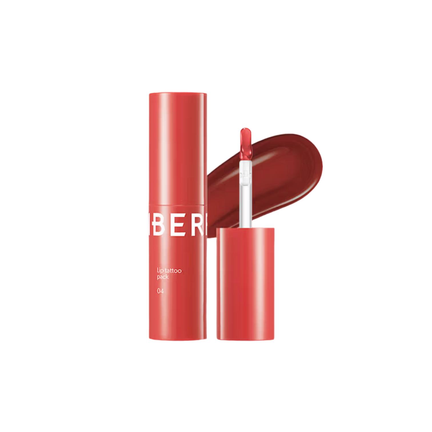 

berrisom набір татуювань для губ 3г / 4 кольори / Стійкий тинт червоний