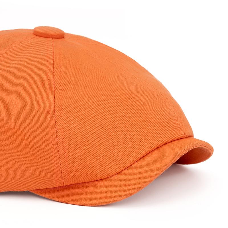 Schiebermütze Herren Britische Kappe Baskenmütze Damen Malermütze Achteckige Kappe