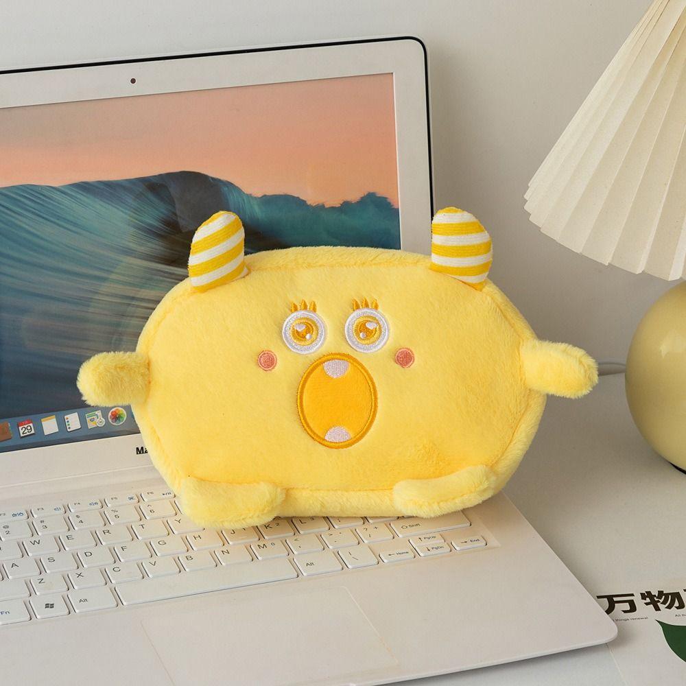 Stuffed Plush Pencil Bag Cute Design Stationery Bag INS Cartoon Pen Bag Office Supply