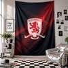 Middlesbrough FC Wandteppich Heimdekoration Wandbehang Tuch für Schlafzimmer Wohnzimmer Hintergrund