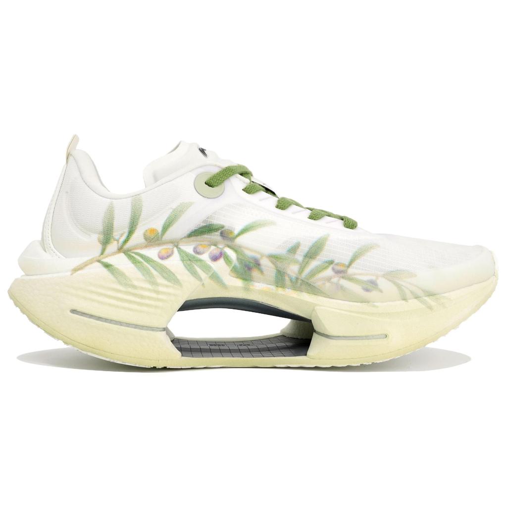 Li Ning Shadow 3 Essential Cushioning Slip Resistant Low top Casual Running Shoes Men's White ARRU007-5(Team113-S-BOX)