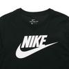 Nike Sportswear Futura Icon Logo Print Casual Crew Neck Long Sleeve T-Shirt Men Tops Black CI6292-010