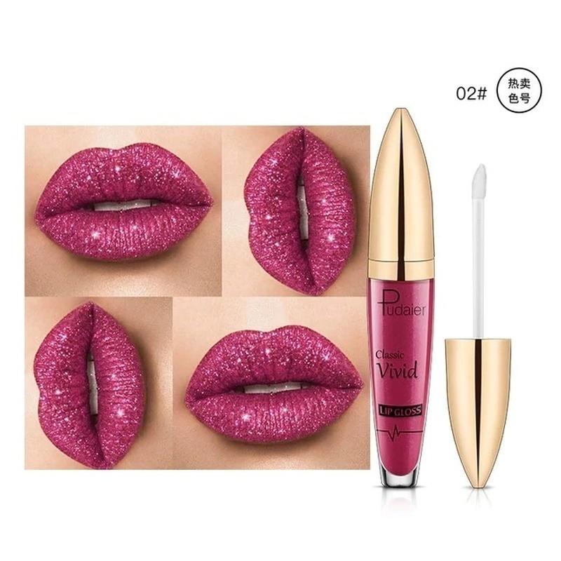 pudaier diamond glitter lipstick