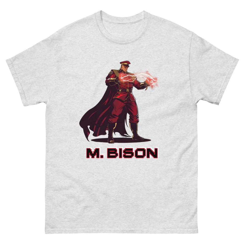 Unisex M. Bison Street Fighter T-shirt, Aangepaste Gamer Shirts, Street Fighter T-shirt