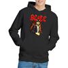 AC/DC Mens Fire And Horns Hoodie