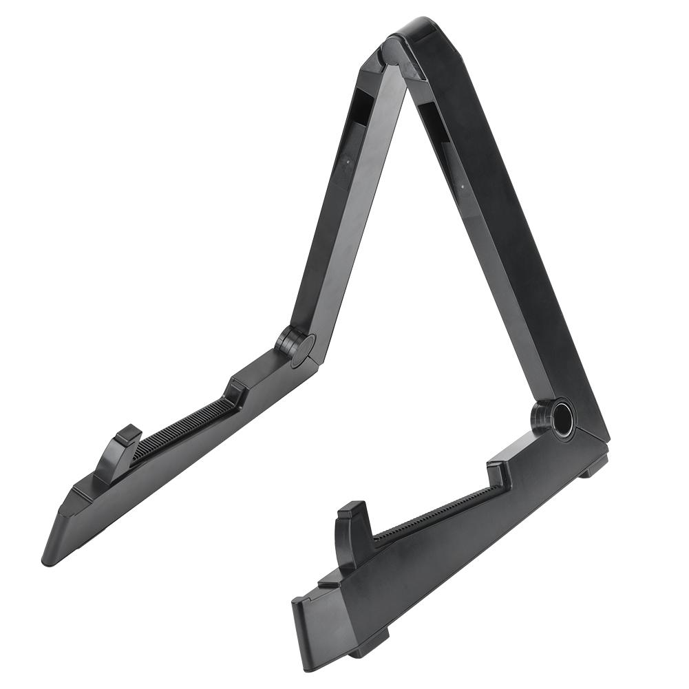 

Portable Guitar Stand Double Foldable ABS Plastic Musical Instrument Accessories