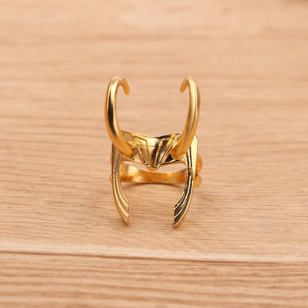 Simple Design Loki Ring Jewelry Special-shaped Fang Ring Ring Jewelry Fashion