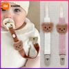 Niedliche Bären Baby Schnullerclips Anti-Drop Kette Neugeborenes Kleinkind Zahnungssauger Clip Schnullerhalter Kinderspielzeug Zubehör