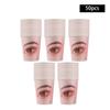 50/10 Pcs Eyelash Practice Paper Cup Lash Extension Supplies Mannequin Exercises Professional Makeup for Starters Auxiliary Tool