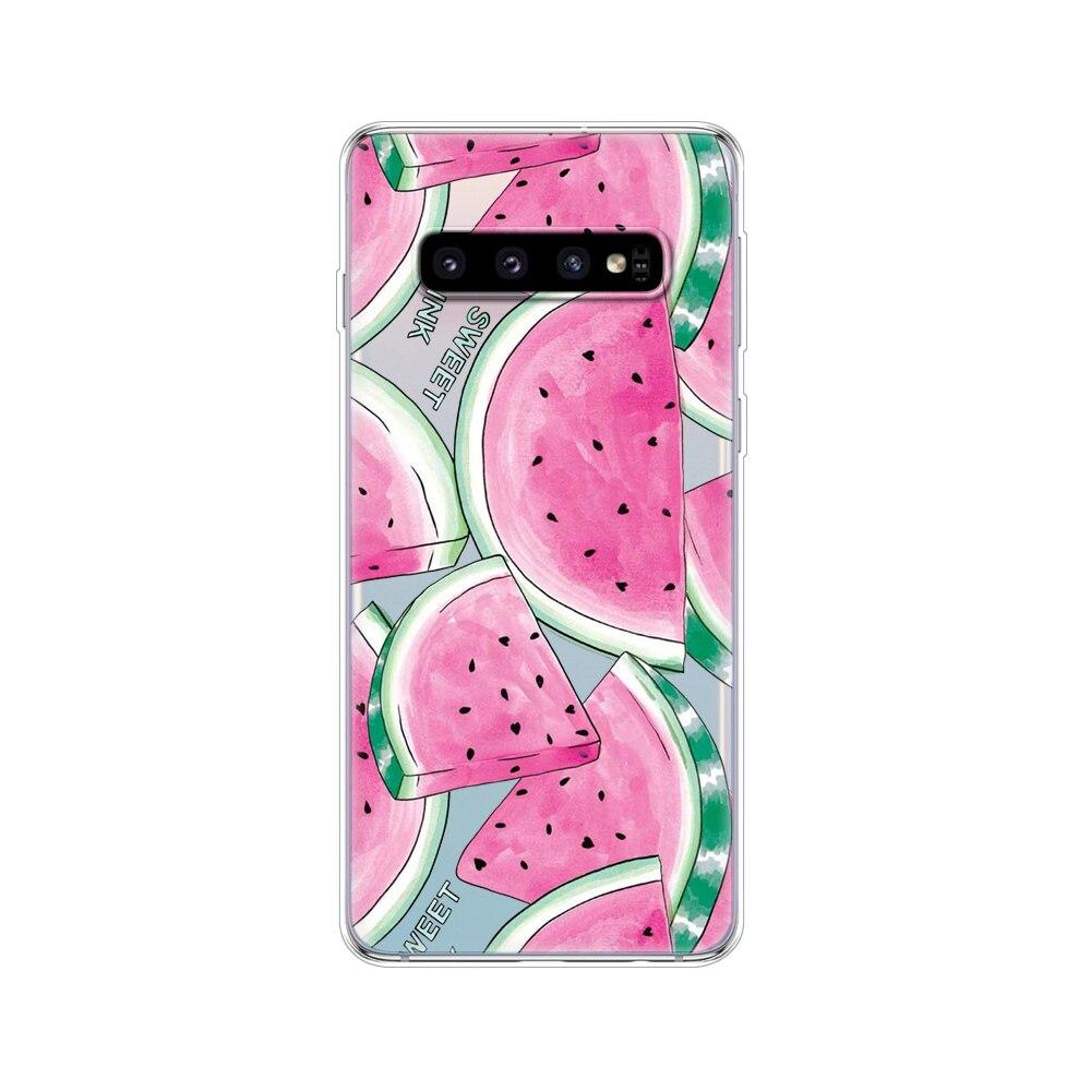 For Samsung Galaxy S10 Case S10Plus Silicone TPU Cover Phone S10 E Case On For Samsung S10 Plus G975F S 10 SM-G973F Transparent