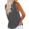 Spring and Summer New Vest V-neck Pocket Loose Casual Plus Size Top for Women