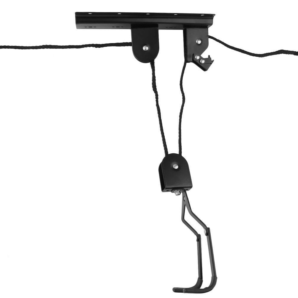 Gogogmee Nástěnné držáky na kolo až Hanger na kolo pro horská, silniční a ocelovou konstrukci pro Ideální pro garáž Černý hák, 25 kg, Kola, Kola, Dětská