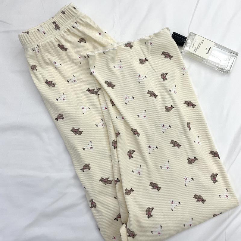 Ladies' Summer Modal Pajama Shorts - Solid Color, Casual, Loose-Fit Home Wear