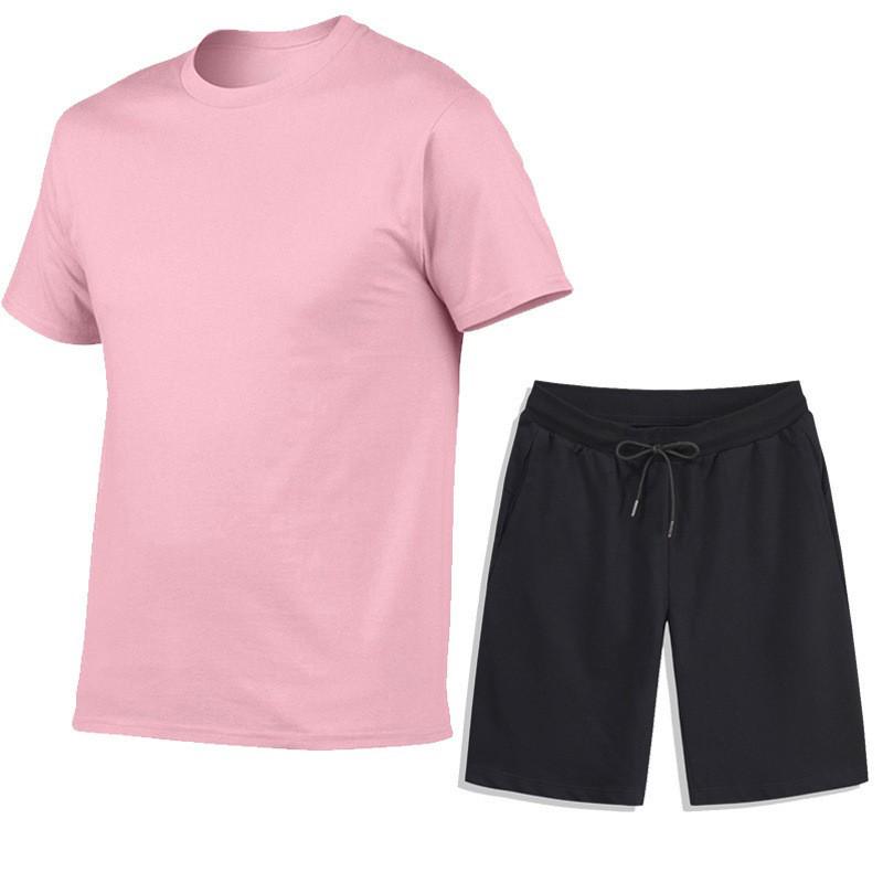 Herren Sommer Sport Freizeit Set: T-Shirt & Shorts für Fitness & Laufen