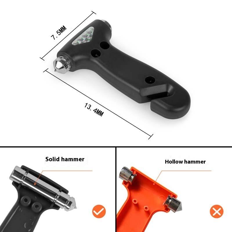 1Pcs Car Essentials Tool Window Breaker 3in1 Emergency Escape Tool With Car Window Breaker And Seatbelt Cutter Car Safety Hammer