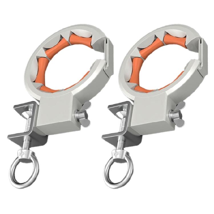 

High Capacity Bridge Mount Pulley 65mm Opening Steel Clamp Smooth Spindles Roller 330 Degree Flexible Positioning Tool