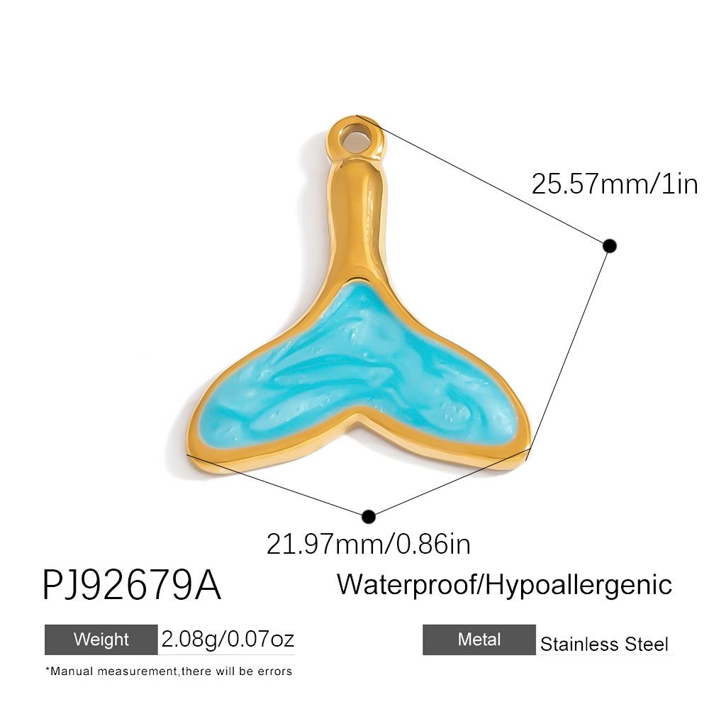 Cross-border Stainless Steel Jewelry Accessories Heart-shaped Flower Pendant Accessories Platedaccessories for Women