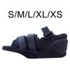 1 Piece Plaster Shoes Fixed Removed Black for Postoperative Teens Women Forefoot Pressure Relief Shoes Walking Boot Front
