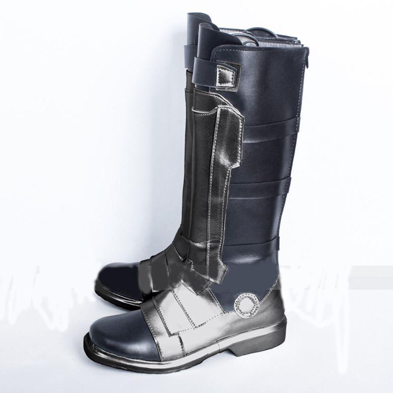 Overwatch Soldier 76 Cosplay Boots Custom Made Comfortable Pu Leather Shoes