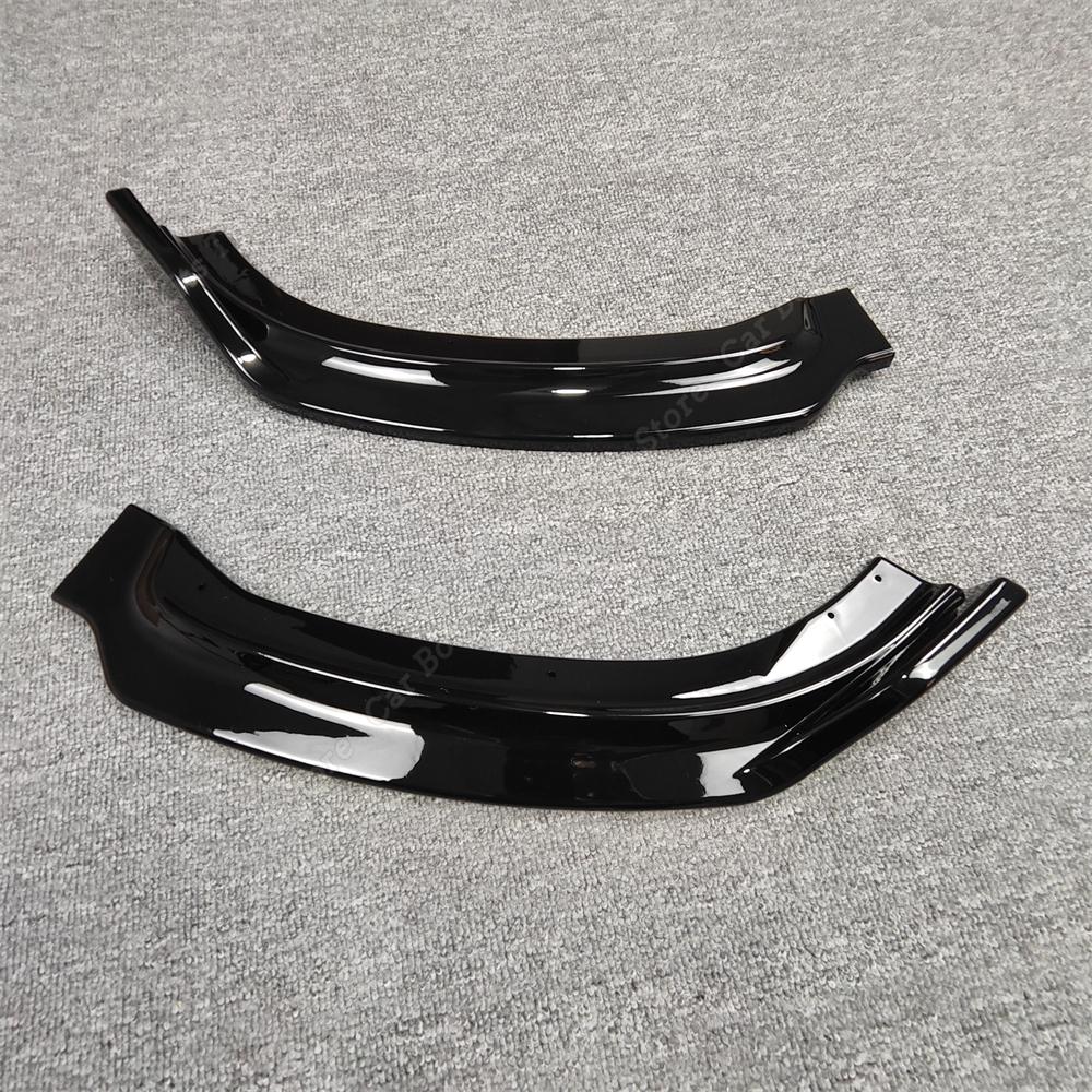 Per BMW Serie 3 F30 F31 2013-2019 Sottoparaurti Anteriore Splitter Lip Diffusore Spoiler Copertura Protettiva Protezione Deflettore Labbri Nero Lucido