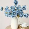 Lifelike 5 Flowers/Bundle Artificial Flowers Real Touch with Stems Fake Peony Floral Arrangements Peony Bouquet Home Decoration