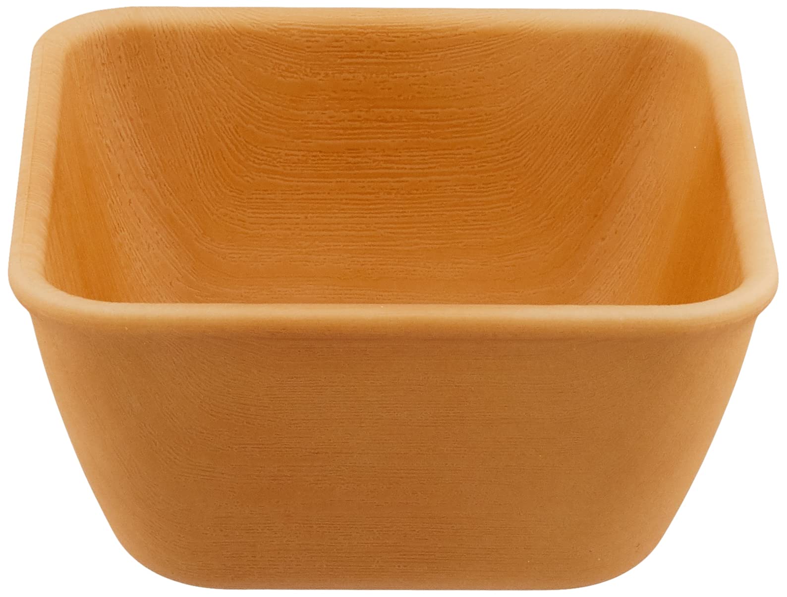 

Showa NH home Wood Grain Resin Square Bowl, Small, Natural, Clean Coat, Microwave and Dishwasher Safe, Made in Japan, Lightweight, Shatter-Resistant,