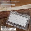 24Grids Nail Decoration Accessories Storage Box Transparent Jewelry Earrings Display Box Storage Container