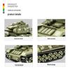 Children's Small Particle Building Blocks - T-34-85 Military Tank Toy (Ages 6-12)