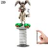 2D Acrylic Shaking Rabbit Ornament Funny Dashboard Decor Cartoon Rabbit Decor Ornaments For Car Bicycle Desk Home