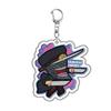 Anime Chainsaw Man Keychain Pochita Makima Cartoon Acrylic Bag Tag Keyrings Cos Trendy Gift