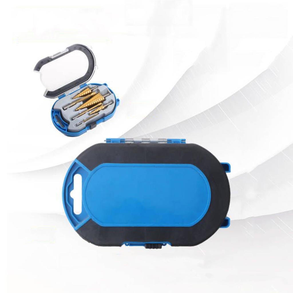 Set de 6 piese Pagoda de alezare 4-12 4-20 4-32mm Burghiu treptat cu mâner triunghiular